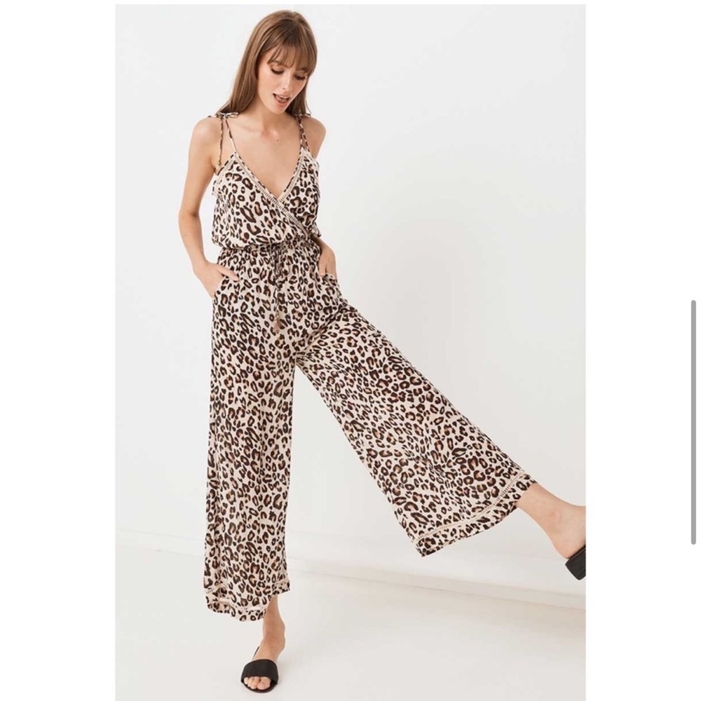 Spell & The Gypsy Bodhi Leopard Print Jumpsuit - Picture 4 of 15